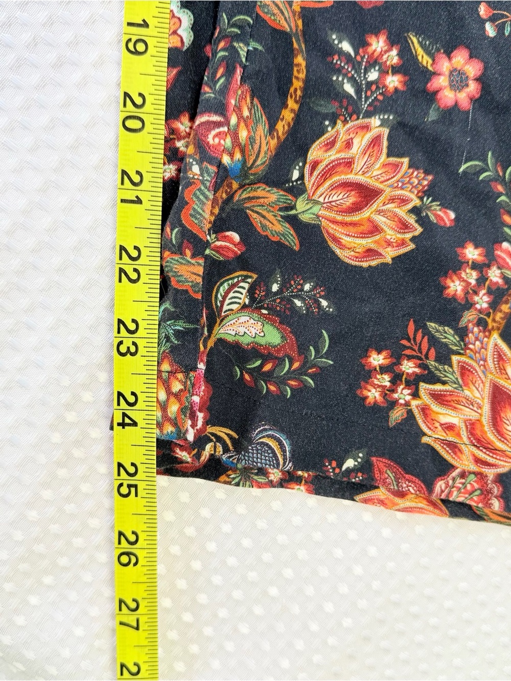 Farm Rio Lillian Wide-Leg Jumpsuit Black Floral Print Flutter Sleeve Lace Size S - Picture 13 of 16